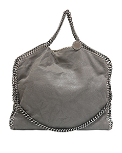 Falabella Fold Over Tote M, Polyester, Grey, 234387, DB, 3*